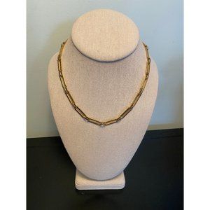 Vintage MONET necklace | gold chain necklace | paperclip Monet necklace | Gift f